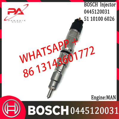 BOSCH original Diesel Common Rail Injector 0445120031 0445120044 0445120053 51101006026 51101006049 for MAN Engine
