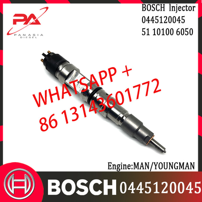 BOSCH original Diesel Common Rail Injector 0445120045 51101006050 for MAN/YOUNGMAN Engine