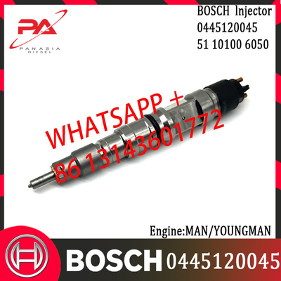 BOSCH original Diesel Common Rail Injector 0445120045 51101006050 for MAN/YOUNGMAN Engine