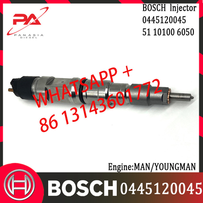BOSCH original Diesel Common Rail Injector 0445120045 51101006050 for MAN/YOUNGMAN Engine