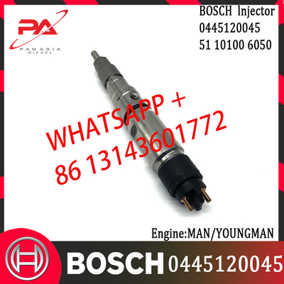 BOSCH original Diesel Common Rail Injector 0445120045 51101006050 for MAN/YOUNGMAN Engine