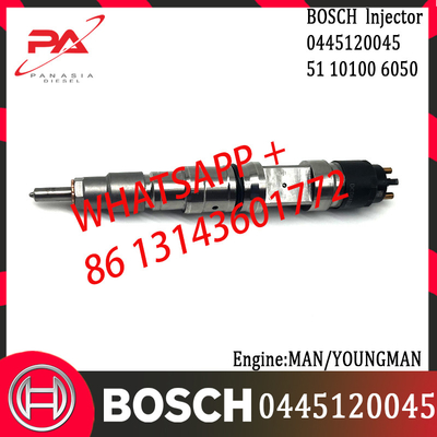 BOSCH original Diesel Common Rail Injector 0445120045 51101006050 for MAN/YOUNGMAN Engine