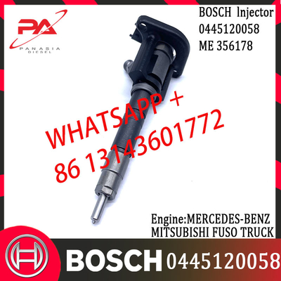 BOSCH original Diesel Common Rail Injector 0445120058 ME356178 for MERCEDES-BENZ/MITSUBISHI Engine