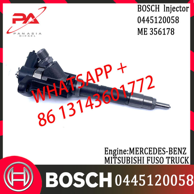 BOSCH original Diesel Common Rail Injector 0445120058 ME356178 for MERCEDES-BENZ/MITSUBISHI Engine
