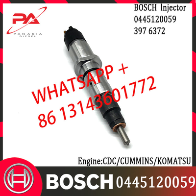 BOSCH original Diesel Common Rail Injector 0445120059 3976372 for CDC/CUMMINS/KOMATSU Engine