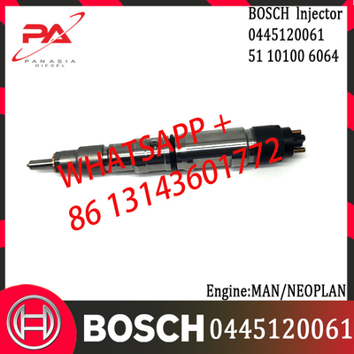 BOSCH original Diesel Common Rail Injector 0445120061 51101006064 for MAN/NEOPLAN Engine