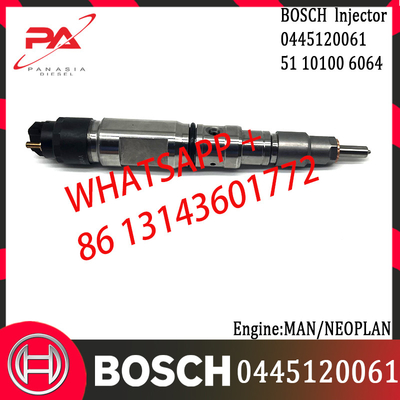 BOSCH original Diesel Common Rail Injector 0445120061 51101006064 for MAN/NEOPLAN Engine