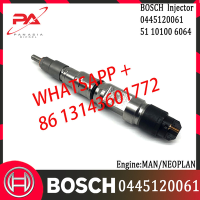 BOSCH original Diesel Common Rail Injector 0445120061 51101006064 for MAN/NEOPLAN Engine