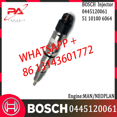 BOSCH original Diesel Common Rail Injector 0445120061 51101006064 for MAN/NEOPLAN Engine