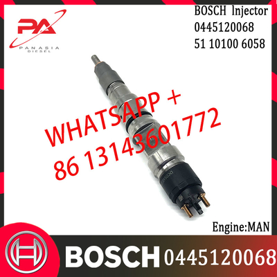 BOSCH original Diesel Common Rail Injector 0445120068 51101006058 for MAN Engine