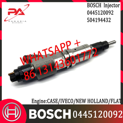 original Diesel Common Rail Injector 0445120092 504194432 for CASE//NEW HOLLAND/FLAT