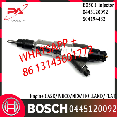 original Diesel Common Rail Injector 0445120092 504194432 for CASE//NEW HOLLAND/FLAT