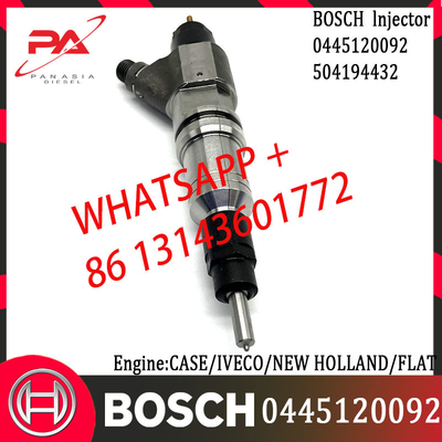 original Diesel Common Rail Injector 0445120092 504194432 for CASE//NEW HOLLAND/FLAT