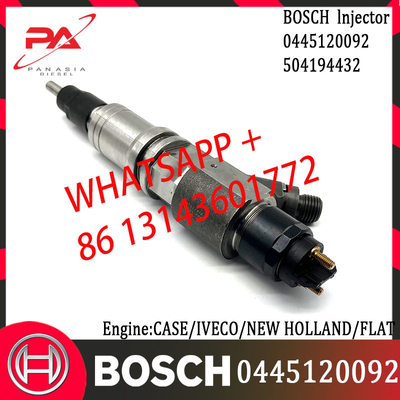 original Diesel Common Rail Injector 0445120092 504194432 for CASE//NEW HOLLAND/FLAT