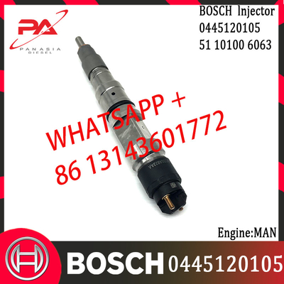 BOSCH original Diesel Common Rail Injector 0445120100 0445120105 51101006079 51101006063 for MAN Engine