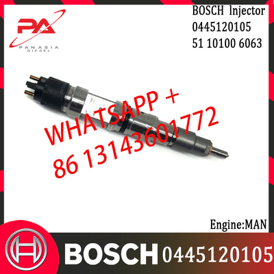 BOSCH original Diesel Common Rail Injector 0445120100 0445120105 51101006079 51101006063 for MAN Engine