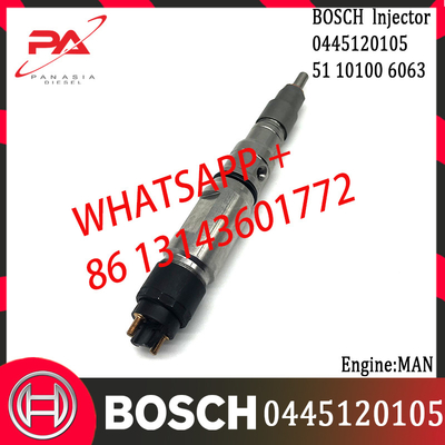 BOSCH original Diesel Common Rail Injector 0445120100 0445120105 51101006079 51101006063 for MAN Engine