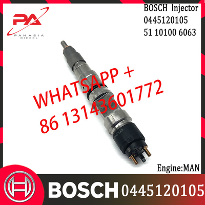 BOSCH original Diesel Common Rail Injector 0445120100 0445120105 51101006079 51101006063 for MAN Engine