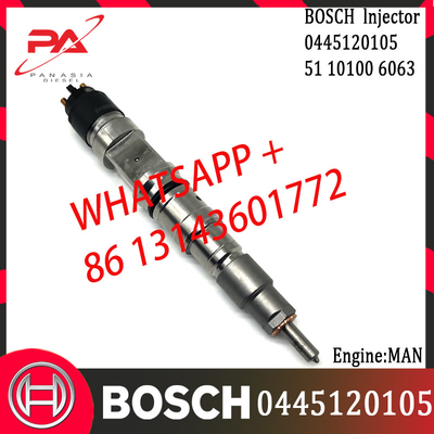 BOSCH original Diesel Common Rail Injector 0445120100 0445120105 51101006079 51101006063 for MAN Engine