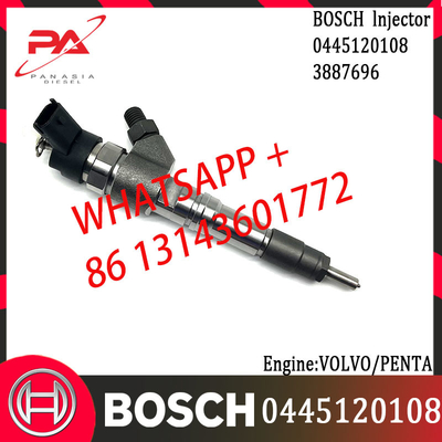 BOSCH original Diesel Common Rail Injector 0445120108 3887696 for V-O-L-V PENTA Engine