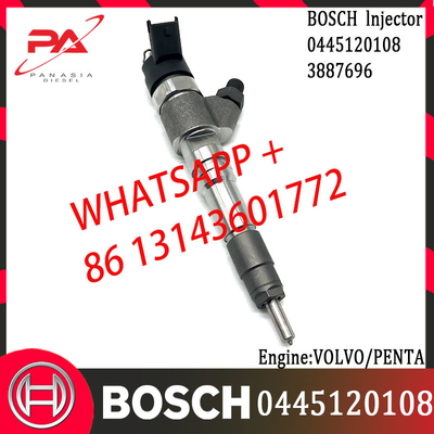 BOSCH original Diesel Common Rail Injector 0445120108 3887696 for V-O-L-V PENTA Engine