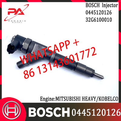 original Diesel Common Rail Injector 0445120126 32G6100010 for MITSUBISHI HEAVY/KOBELCO
