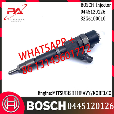 original Diesel Common Rail Injector 0445120126 32G6100010 for MITSUBISHI HEAVY/KOBELCO