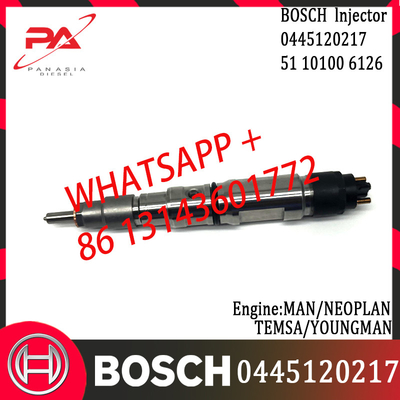 original Diesel Common Rail Injector 0445120217 51101006126 for MAN/NEOPLAN/TEMSA/YOUNGMAN