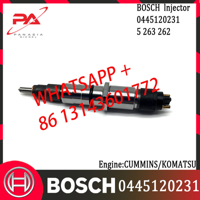 Original Diesel Common Rail Injector 0445120231 0445120305 0445120328 5263262 5268436 5273750 for CUMMINS/KOMATSU