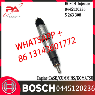 Original Diesel Common Rail Injector 0445120236 0445120272 5263308 87581565 for CASE/CUMMINS/KOMATSU