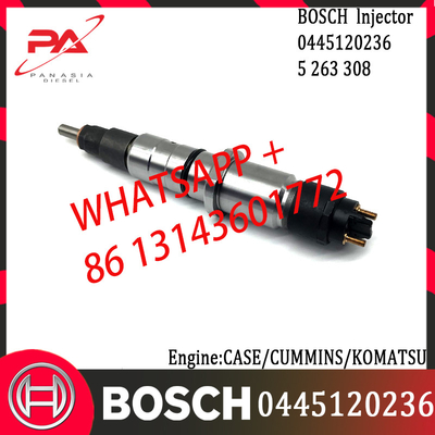 Original Diesel Common Rail Injector 0445120236 0445120272 5263308 87581565 for CASE/CUMMINS/KOMATSU