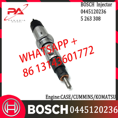 Original Diesel Common Rail Injector 0445120236 0445120272 5263308 87581565 for CASE/CUMMINS/KOMATSU