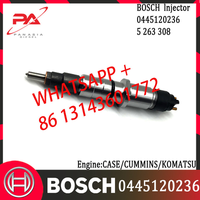 Original Diesel Common Rail Injector 0445120236 0445120272 5263308 87581565 for CASE/CUMMINS/KOMATSU