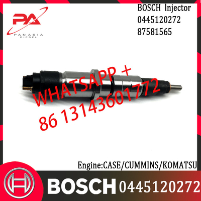 Original Diesel Common Rail Injector 0445120144 0445120236 0445120272 for CASE/CUMMINS/KOMATSU 5263308 87581565