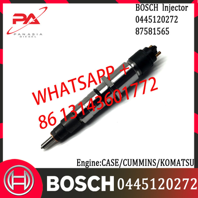 Original Diesel Common Rail Injector 0445120144 0445120236 0445120272 for CASE/CUMMINS/KOMATSU 5263308 87581565