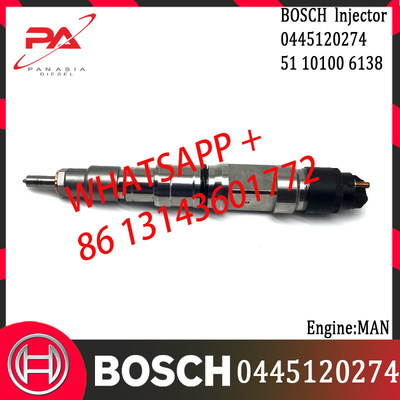 Original Diesel Common Rail Injector 0445120274 0445120275 0445120276 for MAN 51101006138 51101006139 51101006140