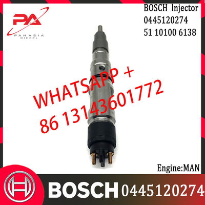 Original Diesel Common Rail Injector 0445120274 0445120275 0445120276 for MAN 51101006138 51101006139 51101006140
