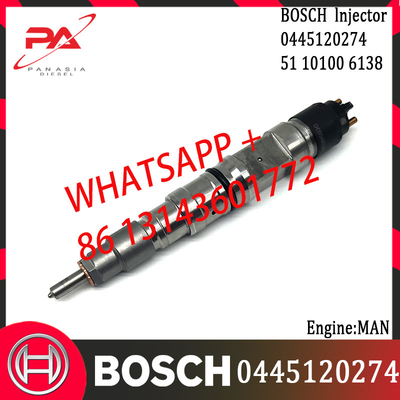 Original Diesel Common Rail Injector 0445120274 0445120275 0445120276 for MAN 51101006138 51101006139 51101006140
