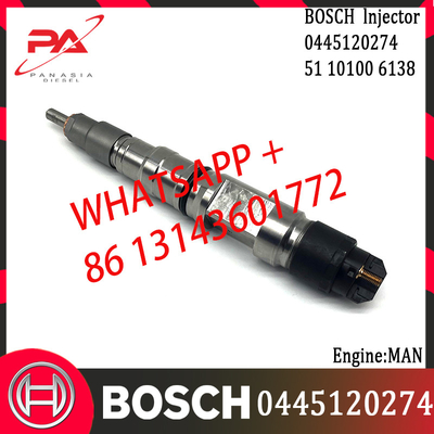 Original Diesel Common Rail Injector 0445120274 0445120275 0445120276 for MAN 51101006138 51101006139 51101006140