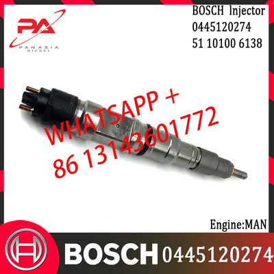 Original Diesel Common Rail Injector 0445120274 0445120275 0445120276 for MAN 51101006138 51101006139 51101006140