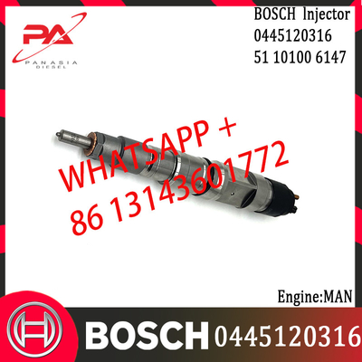 Original Diesel Common Rail Injector 0445120316 0445120341 0445120353 0445120354 0445120355 for MAN 51101006147