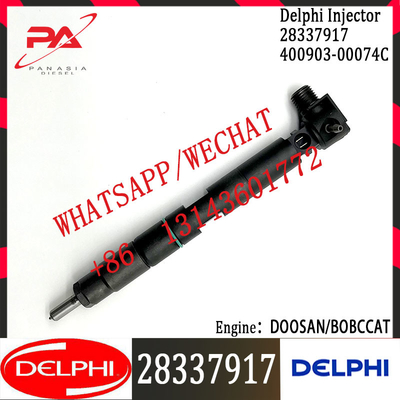 DELPHI Common Rail Diesel Fuel Injector 28234058 28337917 400903-00076A 400903-00074C For DOOSAN/BOBCC-A-T