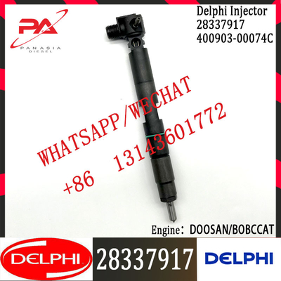 DELPHI Common Rail Diesel Fuel Injector 28234058 28337917 400903-00076A 400903-00074C For DOOSAN/BOBCC-A-T