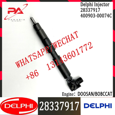 DELPHI Common Rail Diesel Fuel Injector 28234058 28337917 400903-00076A 400903-00074C For DOOSAN/BOBCC-A-T