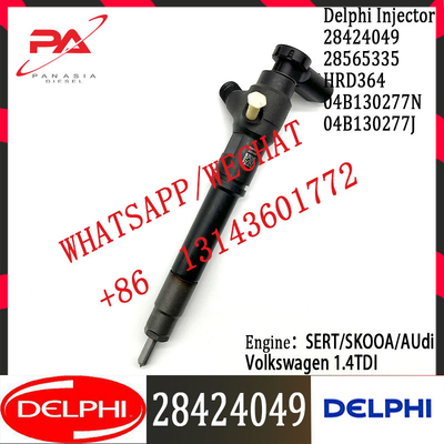 DELPHI Common Rail Diesel Fuel Injector 28424049 HRD364 28565335 04B130277N 04B130277J For SERT/SKOOA/AUdi/Volkswagen