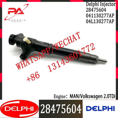 DELPHI Common Rail Diesel Fuel Injector 28475604 041130277AP 04L130277AP For MAN/Volkswagen 2.0TDi