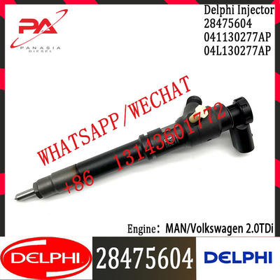 DELPHI Common Rail Diesel Fuel Injector 28475604 041130277AP 04L130277AP For MAN/Volkswagen 2.0TDi