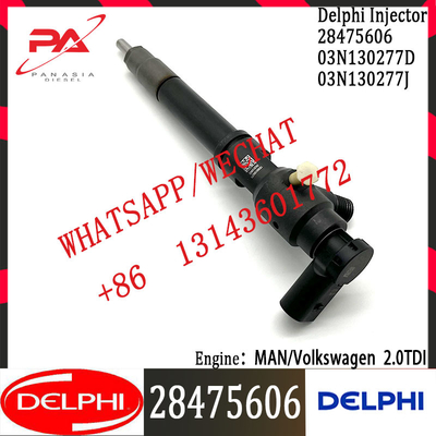 DELPHI Common Rail Diesel Fuel Injector 28475606 03N130277D 03N130277J For MAN/Volkswagen 2.0TDi