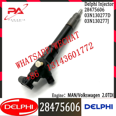 DELPHI Common Rail Diesel Fuel Injector 28475606 03N130277D 03N130277J For MAN/Volkswagen 2.0TDi