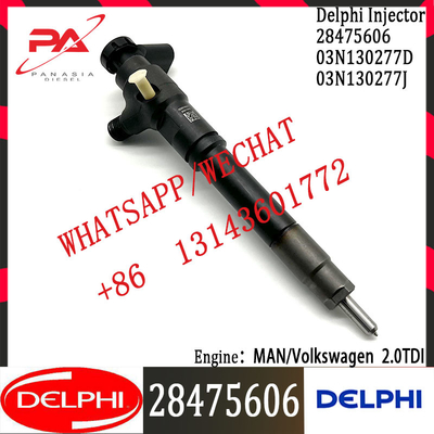 DELPHI Common Rail Diesel Fuel Injector 28475606 03N130277D 03N130277J For MAN/Volkswagen 2.0TDi
